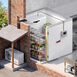 Commercial Remote Split System Refrigeration Pack - max. for 20 m³ - IP rating IP 51 - 745W