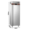 Upright Fridge PREMIUM - GN 2/1 - 700L - with 1 door
