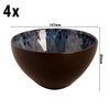 (4 sztuki) LESTER – miska – średnica 150 mm – niebieska