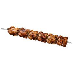 Sztyca do grilla do kurczaka - 7x965x7mm - 1.05kg - kompatybilny z ERHM, GHKM, EHKM, GHGM & HGGM - stal nierdzewna