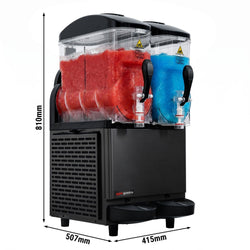 Granitor profesjonalny – 2 x 12 litrów – 710 W – pojemnik z tritanu – czarna