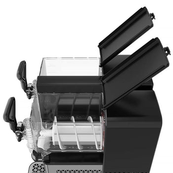 Maszyna do slushu - 2x 3 litry - czarno-srebrna - Prime Gastro