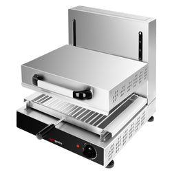 Elektryczny piekarnik do pity/ salamander gastronomiczny SPEZIAL - 3 kW - 220 V - elementy grzewcze z regulacją wysokości