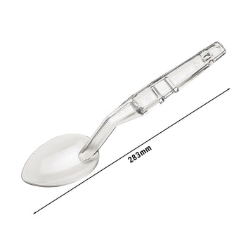 (12 szt.) CAMBRO | CAMWEAR® - Poliwęglanowa łyżka do serwowania - 280 mm - Przezroczysta - Prime Gastro
