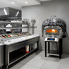 Electric Deck Pizza Oven - Single Deck - Stone Deck - 7 x Ø 30cm (12") - Touchscreen Controls - up to 400°C - incl. Base frame
