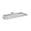 Serving Tray - Stainless Steel - with Rim - 768x268x40mm