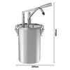 Dozownik do sosów – 4,5 L – z pojemnikiem