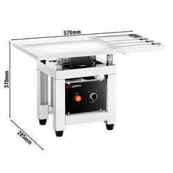 Stół wibracyjny do czekolady – 30 W – maks. 30 kg – stal nierdzewna