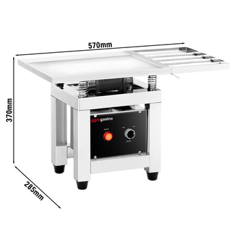 Stół wibracyjny do czekolady – 30 W – maks. 30 kg – stal nierdzewna - Prime Gastro