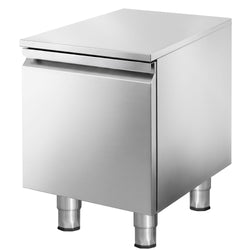 Szafka z szufladami – stal nierdzewna – 400 × 560 mm – 1 duża szuflada