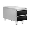 Szafka gastronomiczna - Czarna - z 2 szufladami - 400x620mm