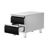 Szafka gastronomiczna - Czarna - z 2 szufladami - 400x620mm
