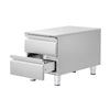 Commercial Drawer Cabinet - Stainless Steel - with 2 Drawers - 400x620mm