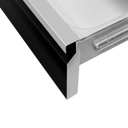 Szafka szufladowa - czarny tytan - 400x560mm - 2 szuflady