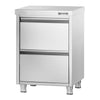 Szafka gastronomiczna PREMIUM - z 2 szufladami - 500x700mm