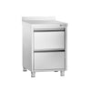 Szafka szufladowa PREMIUM – 500 x 700 mm – z 2 szufladami i rantem