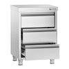 Szafka gastronomiczna PREMIUM - z 3 szufladami - 500x600mm