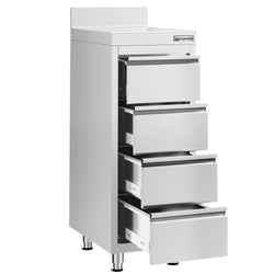 Szafka z szufladami PREMIUM - z 4 szufladami - z rantem - 400x600mm