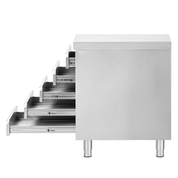 Profesjonalna szafka do przechowywania ciasa – 5 szuflad – 500 × 700 mm