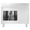 Sink cabinet PREMIUM – 1200 x 600 mm – with waste container and 1-bowl sink on the right side
