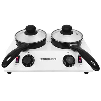 Urządzenie do topienia czekolady - 2x 1,25 kg - 80 W - Prime Gastro