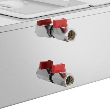 Urządzenie do topienia czekolady - 2x 1/3 GN - 1,5 kW - w zestawie 2 pokrywki i 2 pojemniki GN 1/3 - Prime Gastro