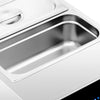 Urządzenie do topienia czekolady – 2x GN 1/3 – 1,5 kW – z 2 pokrywami i 2 pojemnikami GN 1/3