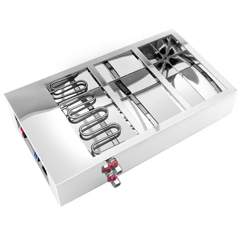 Urządzenie do topienia czekolady - 3x 1/3 GN - 1,5 kW - w zestawie 3 pokrywki i 3 pojemniki GN 1/3 - Prime Gastro