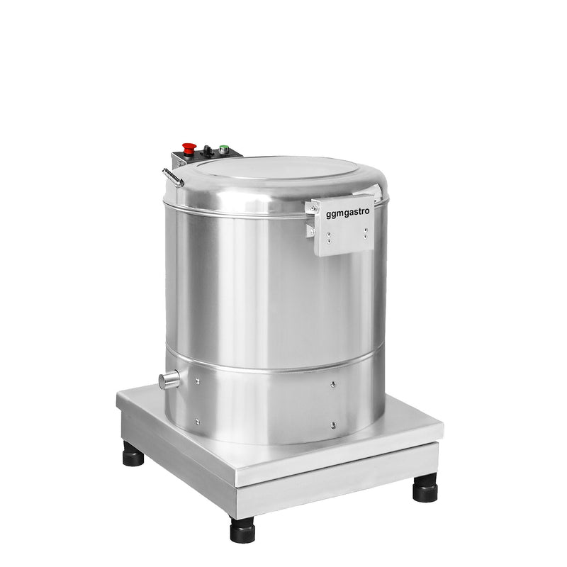 Wirowarka do sałaty - ze stali nierdzewnej - 20L - 35kg/h - 370W - 1400rpm - 230V - w zestawie: rura spustowa