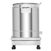 Wirówka do sałaty – stal nierdzewna – 20 L – 35 kg/h – 370 W – 1400 obr./min – z rurą spustową, zdjęcie 4 z 8