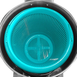 Wirowarka do sałaty - ze stali nierdzewnej - 70L - 140kg/h - 550W - 1400rpm - 230V - w zestawie: rura spustowa