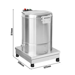 Wirowarka do sałaty - ze stali nierdzewnej - 35L - 70kg/h - 370W - 1400rpm - 230V - w zestawie: rura spustowa