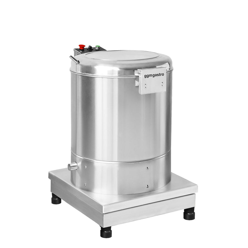 Wirowarka do sałaty - ze stali nierdzewnej - 35L - 70kg/h - 370W - 1400rpm - 230V - w zestawie: rura spustowa