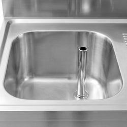 Szafka zlewozmywakowa ECO – 1200 x 600 mm – 3 szuflady i 1 zlew po lewej stronie