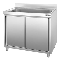 Szafka zlewozmywakowa PREMIUM – 1000 x 600 mm – z 1 komorą
