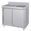 Szafka zlewozmywakowa ECO – 1200 x 700 mm – ze zlewem 1-komorowym po prawej stronie