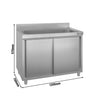 Pot wash sink cabinet ECO – 1200 x 700 mm – with 1-bowl sink, image 2 of 9