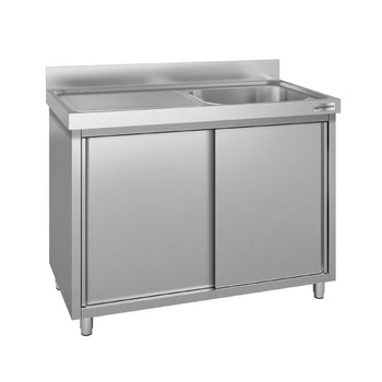 Szafka pod zlewozmywak ECO - 1400x600 mm - z 1 zlewem po prawej stronie - Prime Gastro