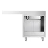 Sink cabinet for dishwashers – 1400 x 700 mm – with 1-bowl sink on the left side, image 6 of 8