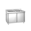 Szafka z zlewem PREMIUM – 1600 x 700 mm – z 2 zlewami