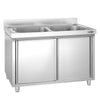 Szafka z zlewem PREMIUM – 1600 x 600 mm – z 2 zlewami