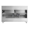 Szafka z zlewem PREMIUM – 1600 x 700 mm – z 2 zlewami