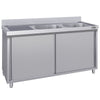 Szafka zlewozmywakowa ECO – 2000 x 600 mm – ze zlewem 2-komorowym po prawej stronie