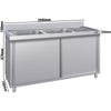 Szafka zlewozmywakowa ECO – 2000 x 700 mm – ze zlewem 2-komorowym po lewej stronie