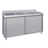 Szafka zlewozmywakowa ECO – 2000 x 700 mm – ze zlewem 2-komorowym po prawej stronie
