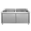Szafka z zlewem ECO – 1800 x 700 mm – z 2 zlewami