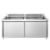 Szafka zlewozmywakowa PREMIUM – 2000 x 600 mm – z 2 komorami