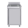 Szafka zlewozmywakowa ECO – 600 x 700 mm – ze zlewem 1-komorowym
