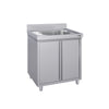 Szafka zlewozmywakowa ECO – 800 x 600 mm – ze zlewem 1-komorowym