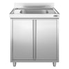 Szafka zlewozmywakowa PREMIUM – 800 x 700 mm – ze zlewem 1-komorowym